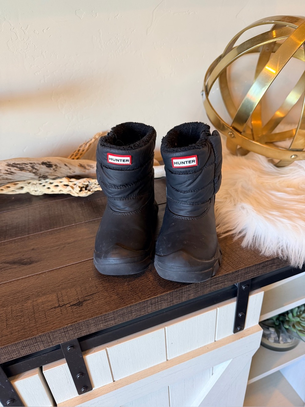 Hunter kids Intrepid Snow Boot size 12c (see description)